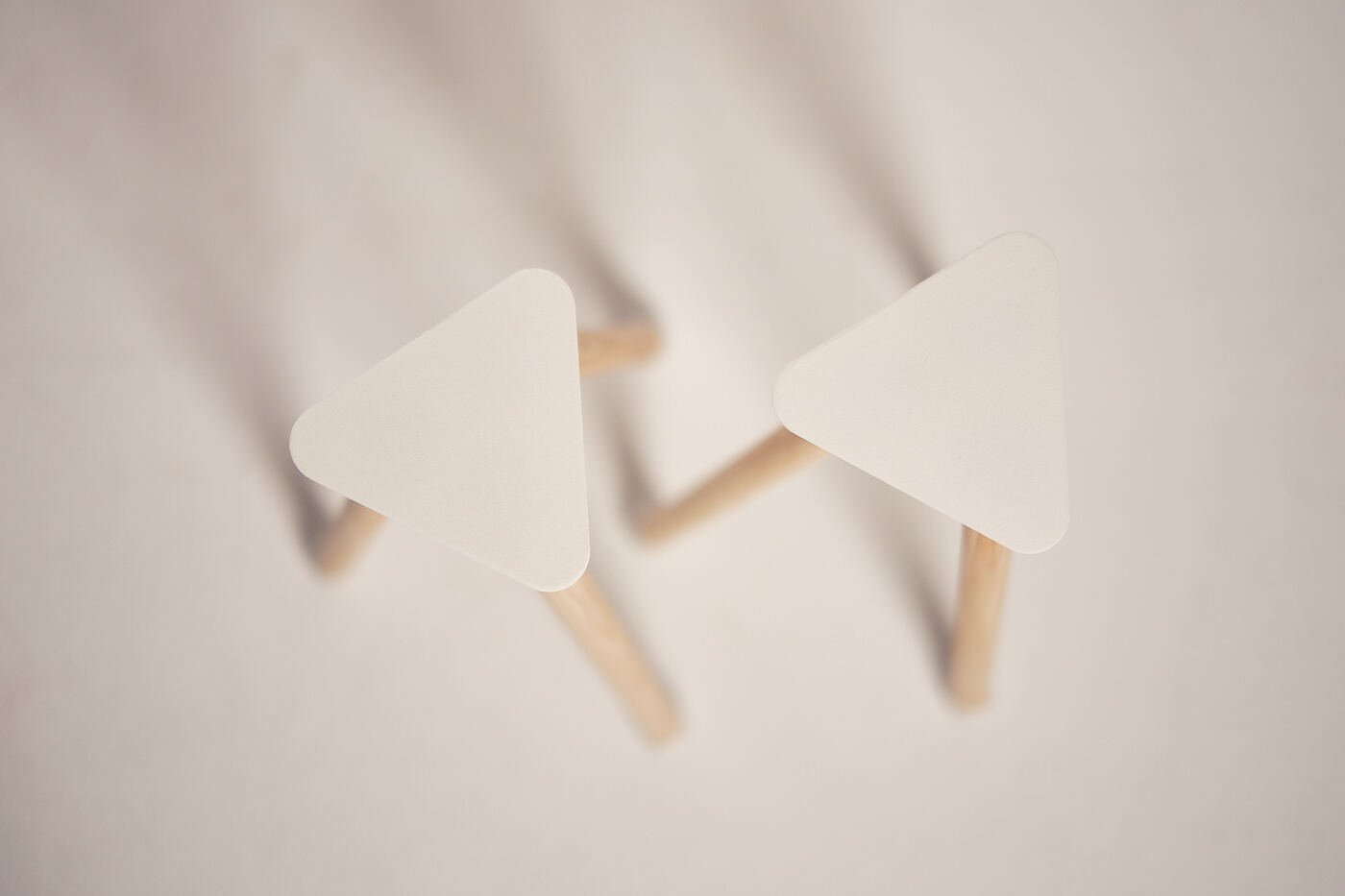 deltapod – charakteristisches skulpturales Schattenspiel von oben, elegantes Design